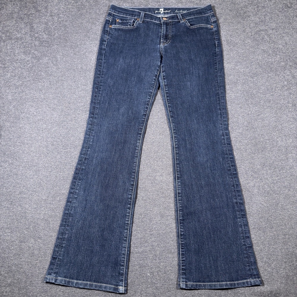 7 For All Mankind Blue Boot Cut Jeans